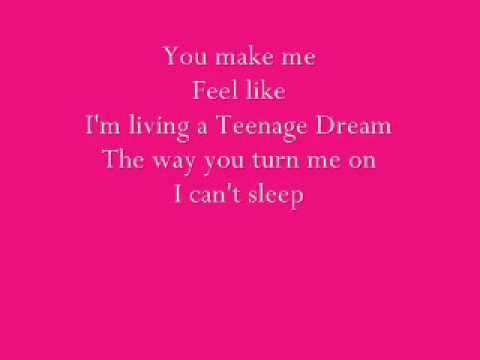 Katy Perry - Teenage Dream (Lyrics)