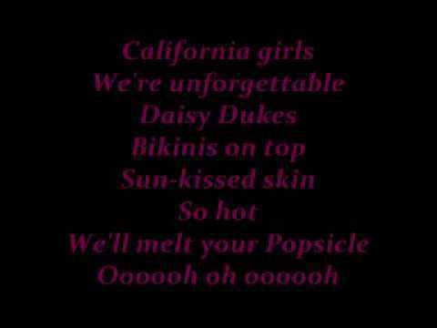 Katy Perry - California Gurls with lyrics