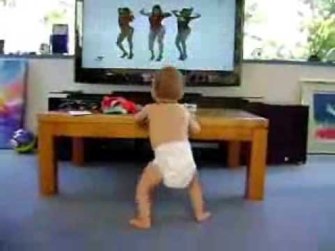 Video chistosos de bebe bailando al escuchar la cancion de Beyonce, bebes bailando, videos tiernos