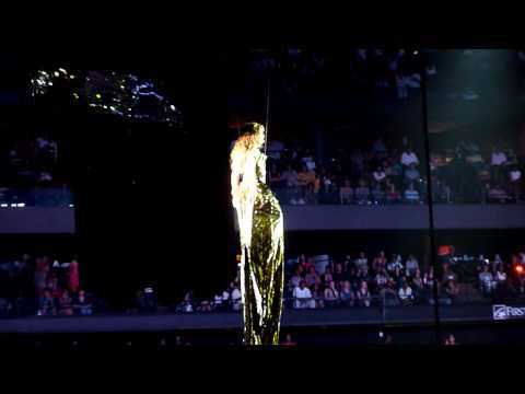 Beyonce - Baby Boy Flying Over the People HD Atlanta I Am Tour