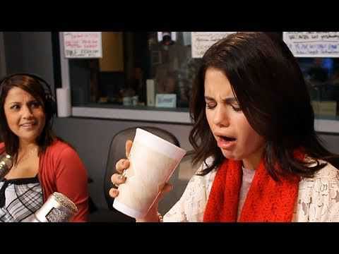Selena Gomez Tries Kale Juice