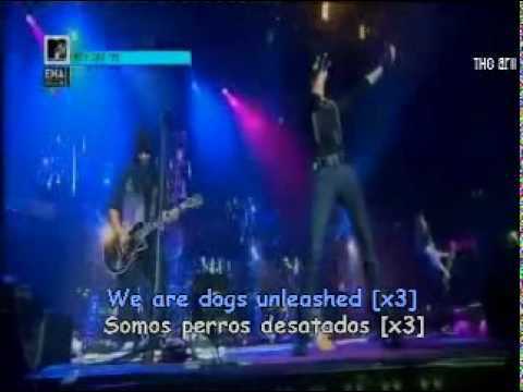 Tokio Hotel - Dogs Unleashed live in mtv day w/ lyrics in Spanish / English [Live]